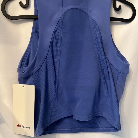 lululemon Mesh Panelled Training Tank Top *Light Support, B/C Cup Indigo Sz. 6 - Picture 4 of 6